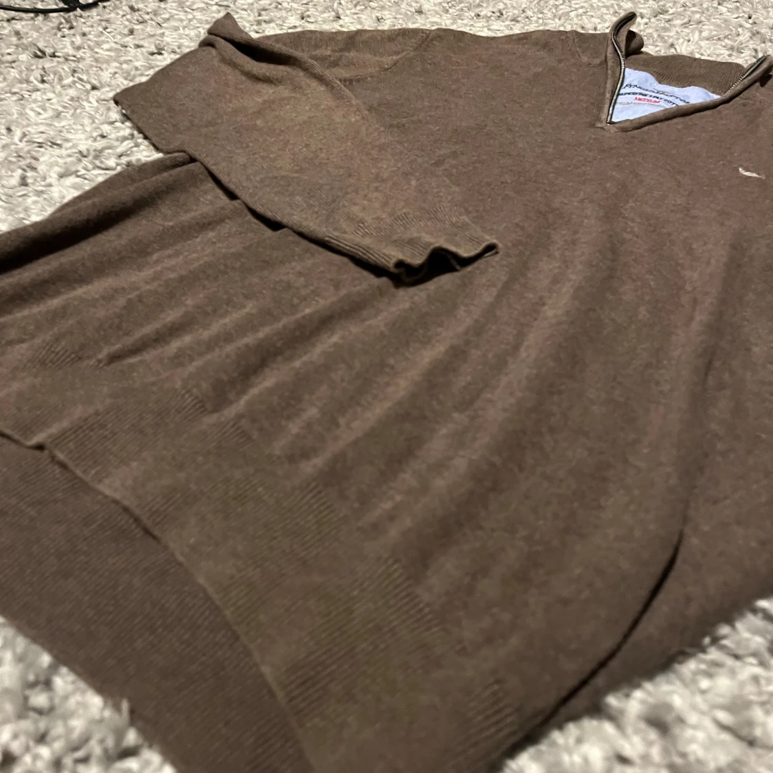 Brun half zip-tröja från Fynch-Hatton - 3