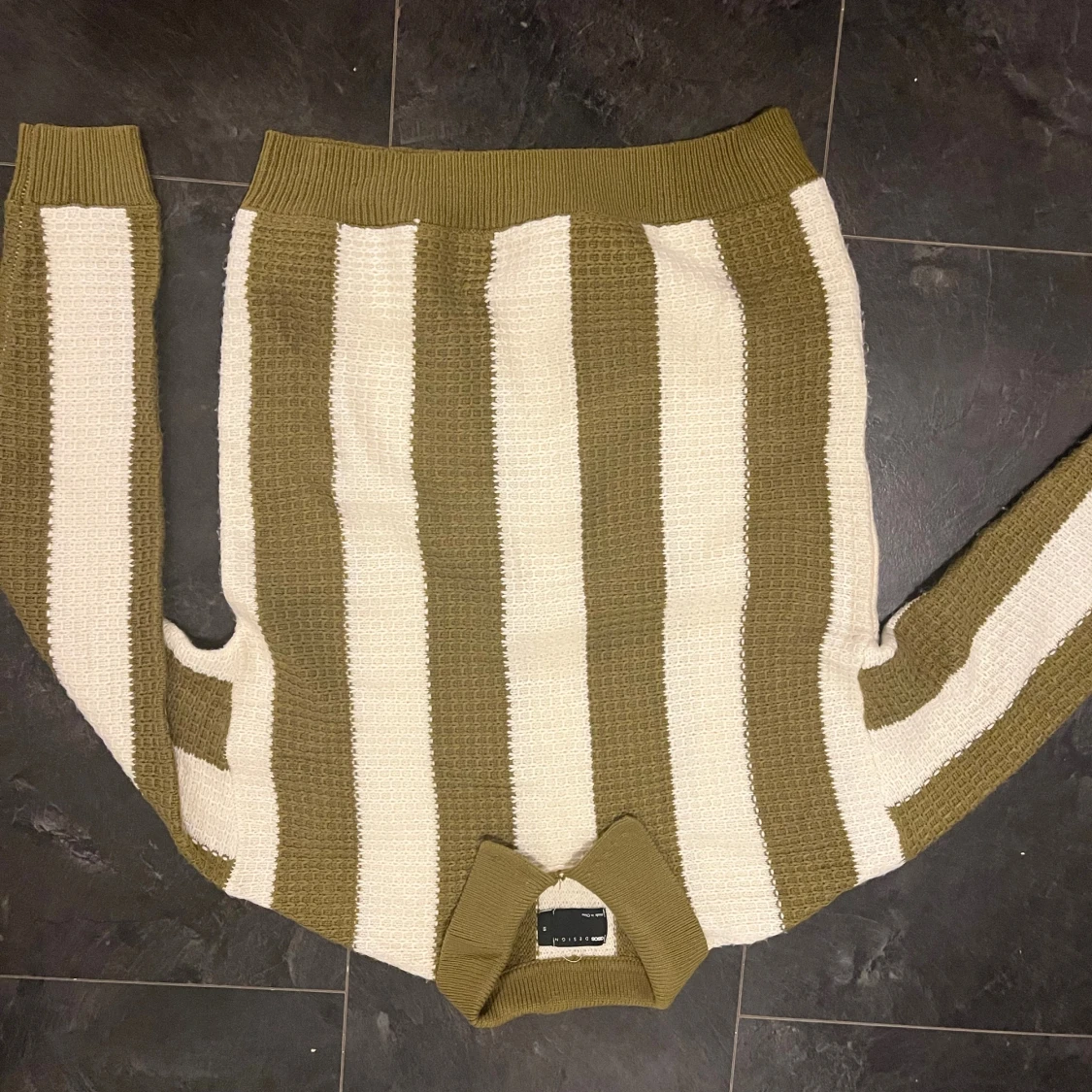 Randig stickad tröja från Pull&Bear