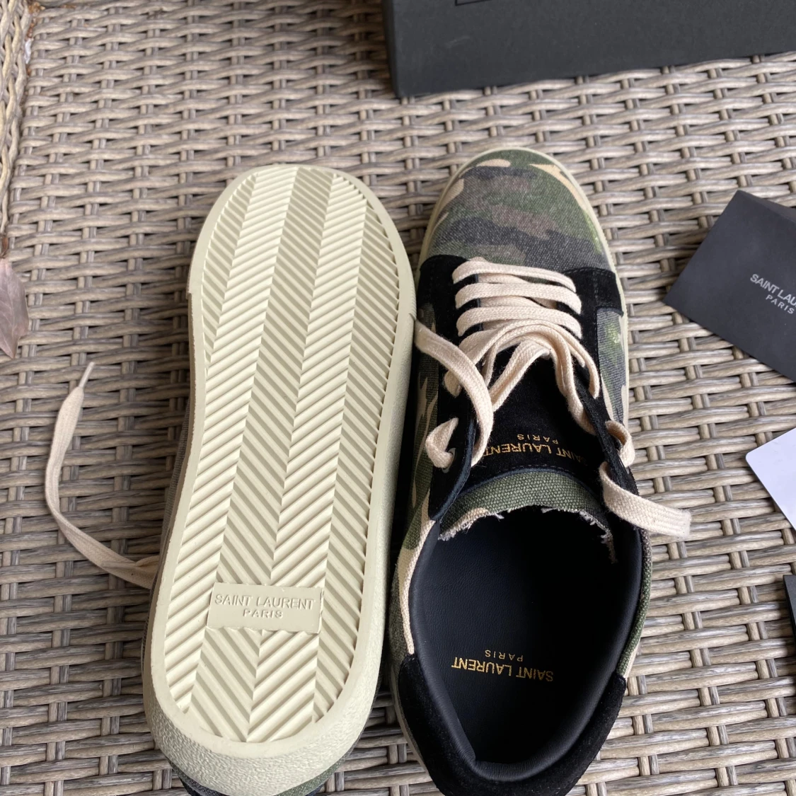 Saint Laurent Court Classic camo sneakers - 2