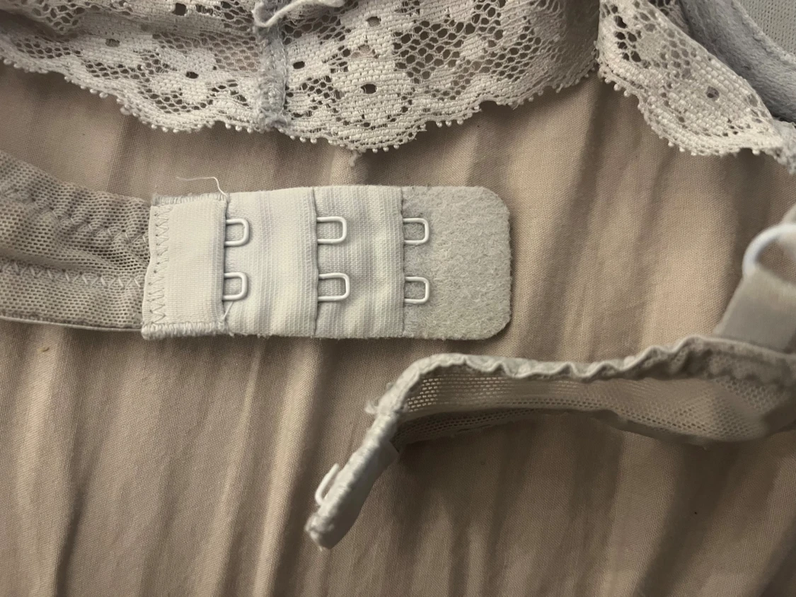 Ljusblå spetsig bh - 2