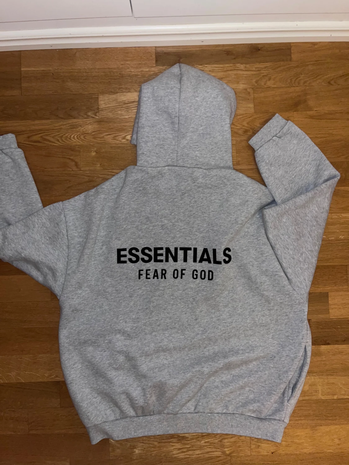 Grå Essentials Fear of God hoodie - 2