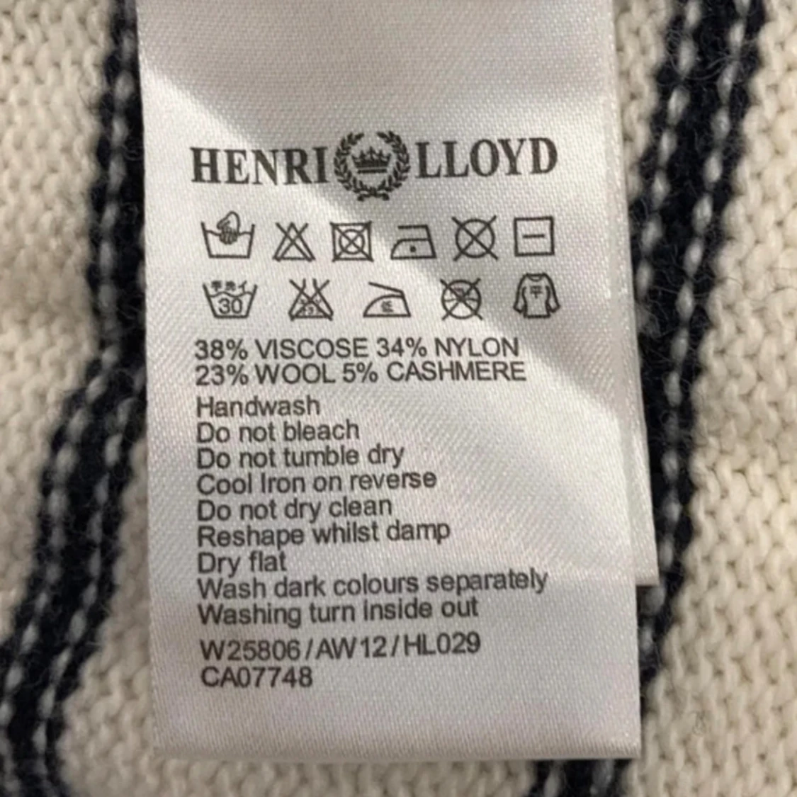 Vit randig tröja från Henri Lloyd - 3