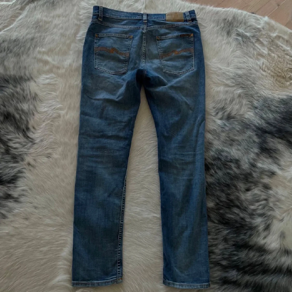 Blå jeans från Nudie Jeans Slim - 1