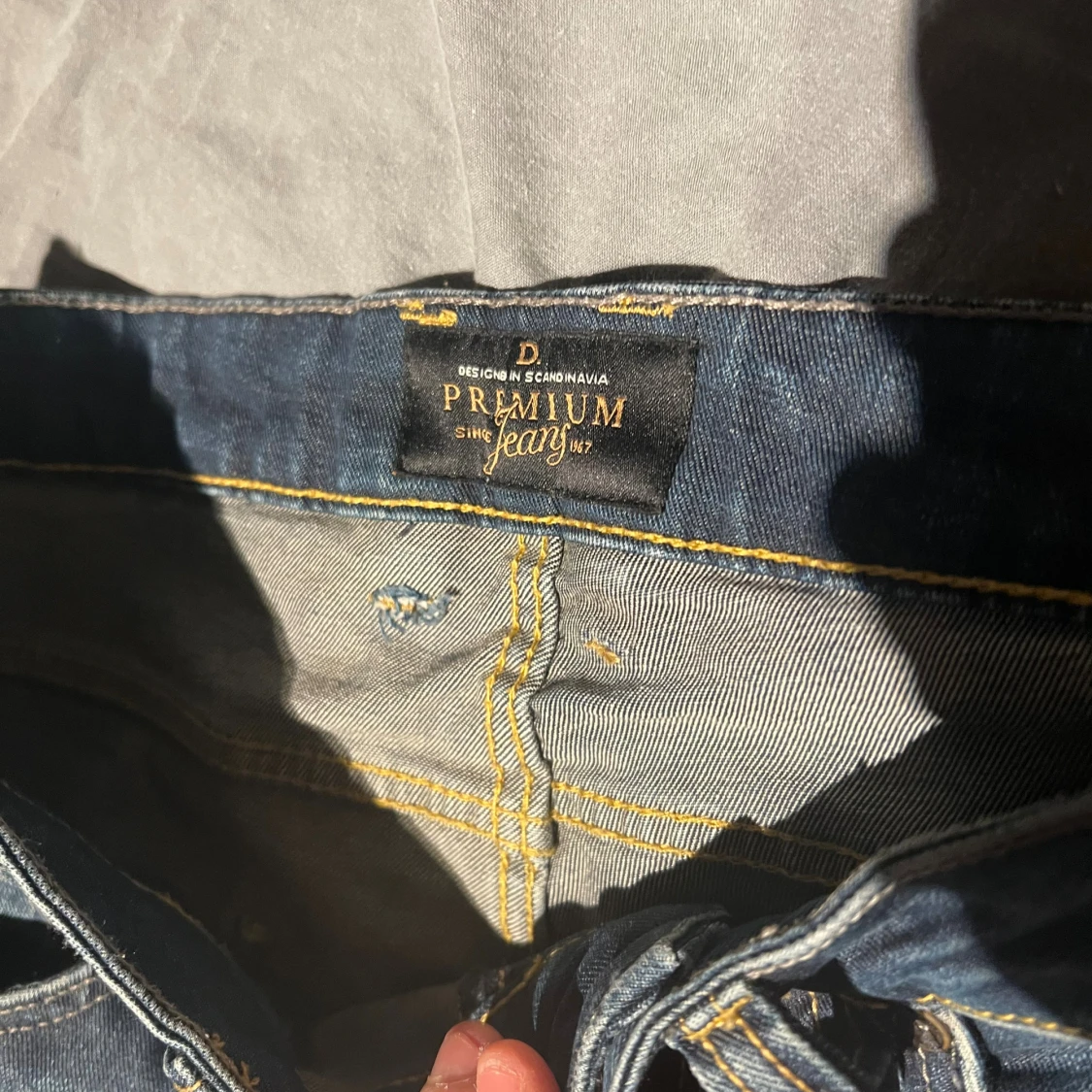 Premium Jeans blå raka herrjeans - 3