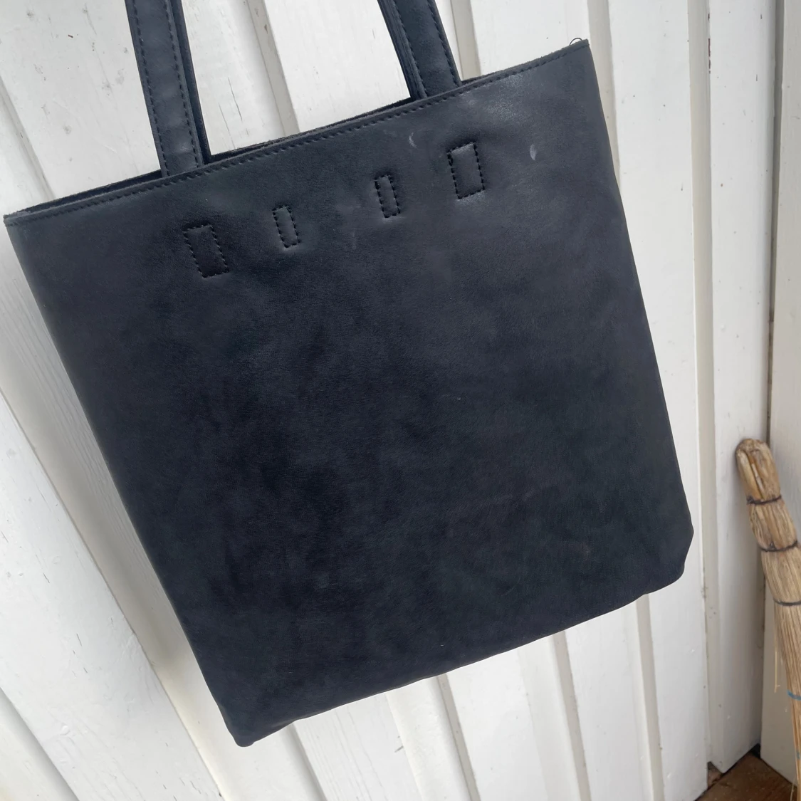 Svart mocka shoppingväska I Want It All - 2