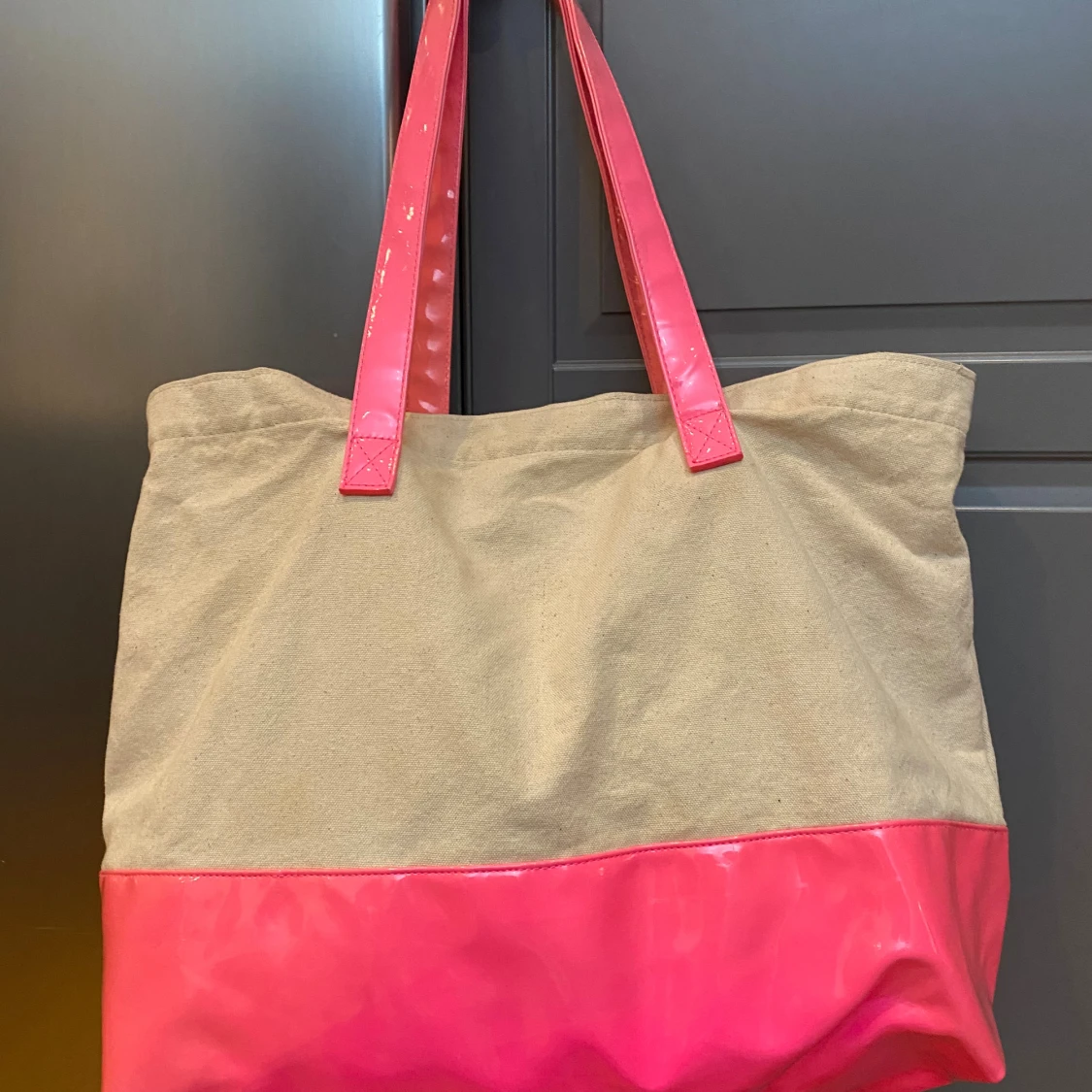 Victoria's Secret shoppingväska beige/rosa - 1