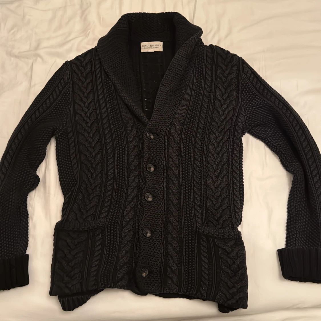 Svart kofta från Ralph Lauren