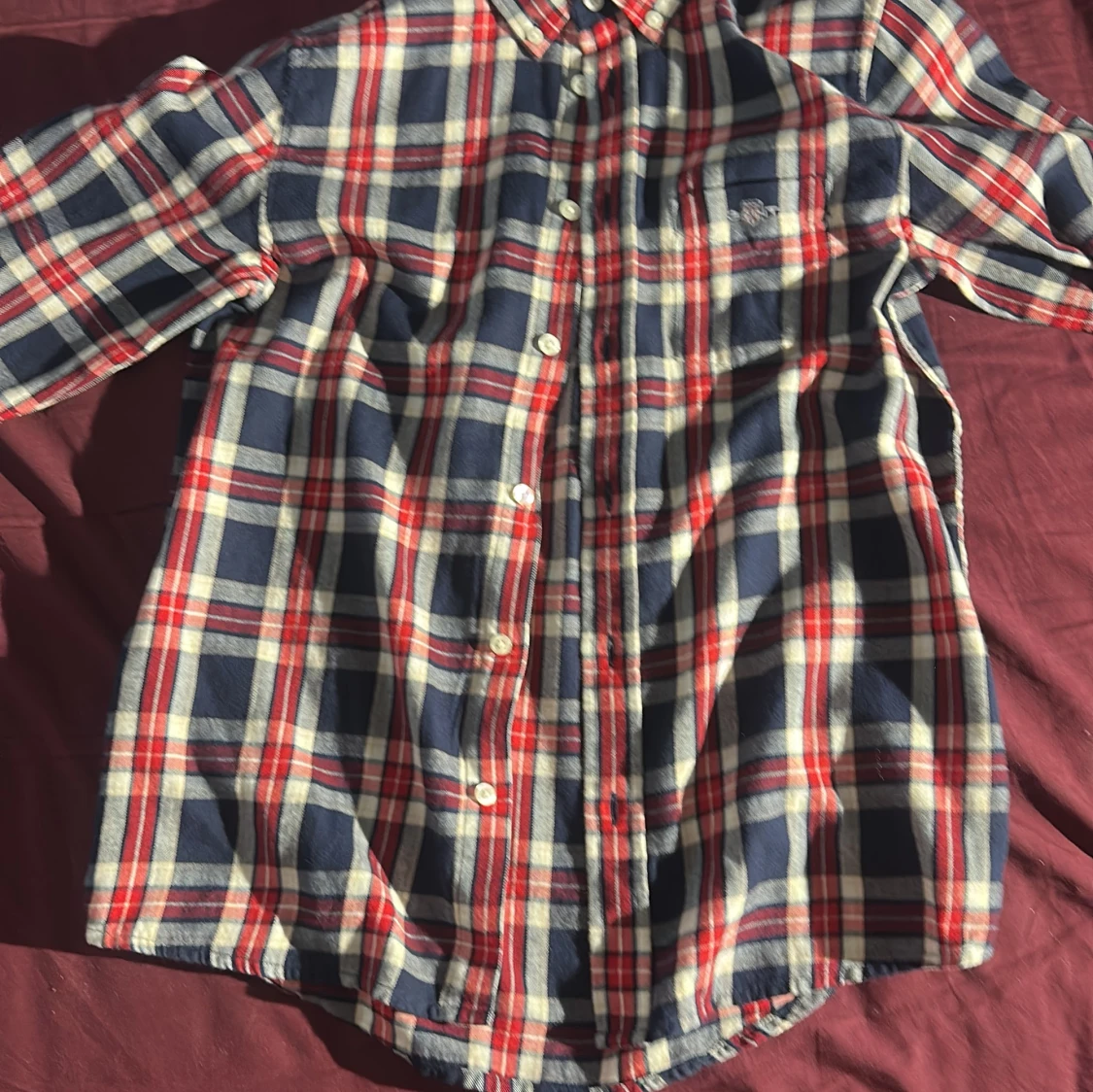 Rutig skjorta från GANT i bomull - 4