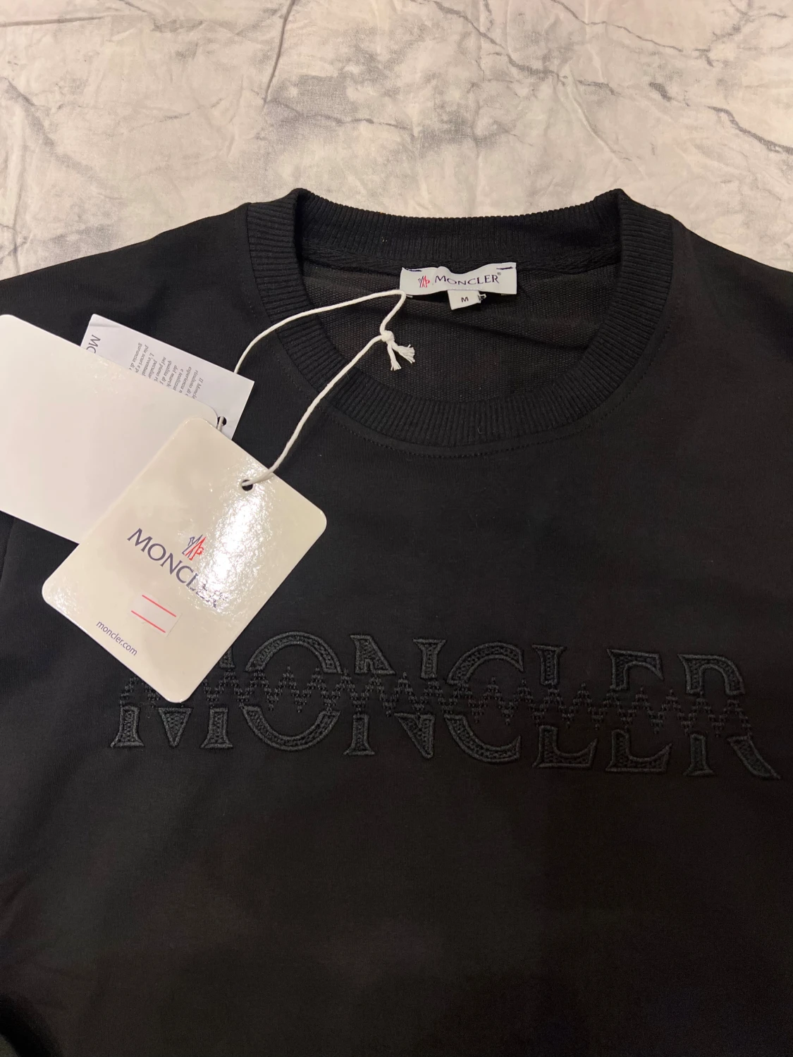 Svart sweatshirt från Moncler