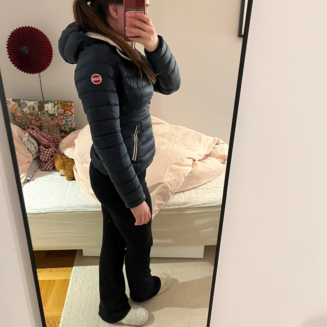 Mörkblå dunjacka från Colmar