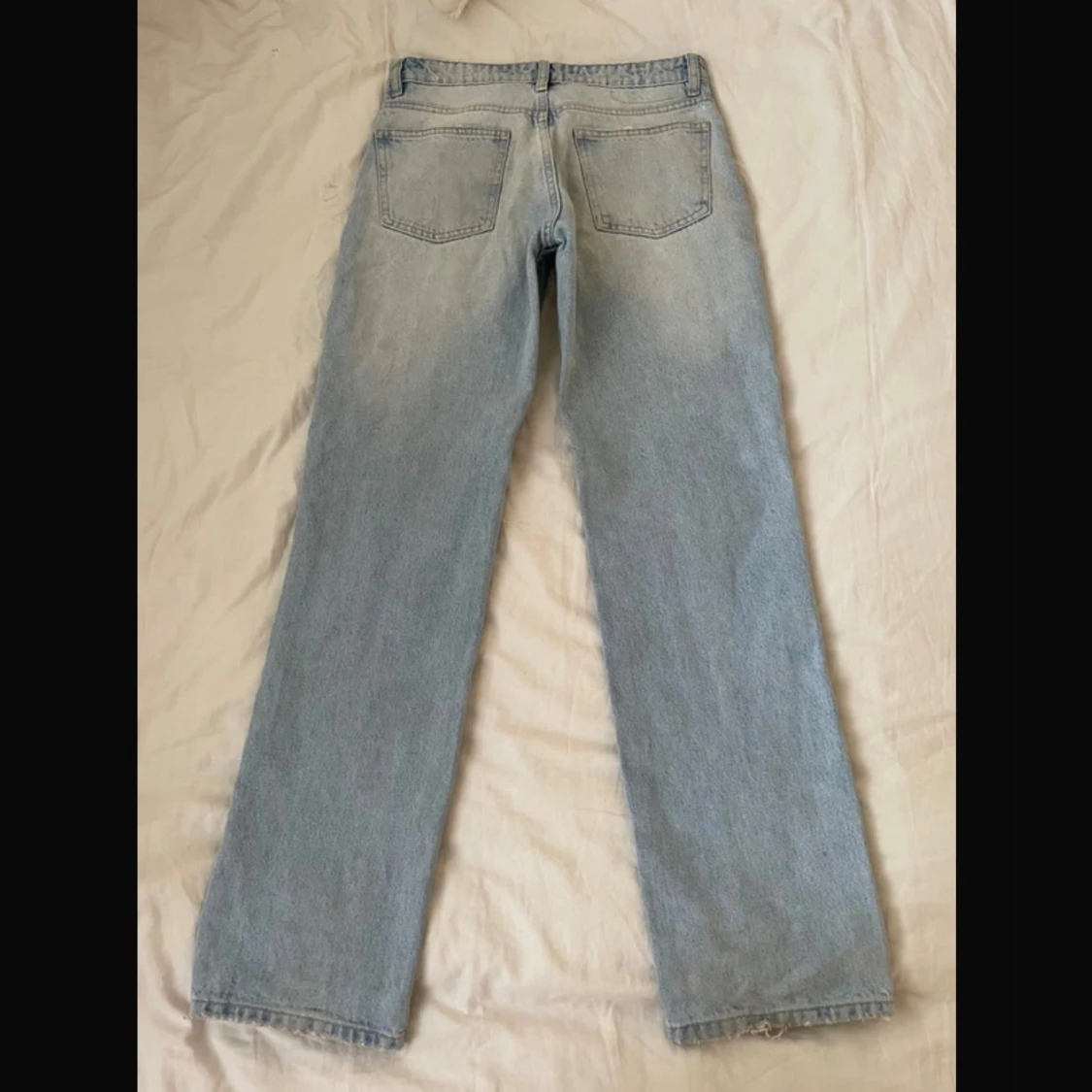 Ljusblå raka jeans från Zara - 1