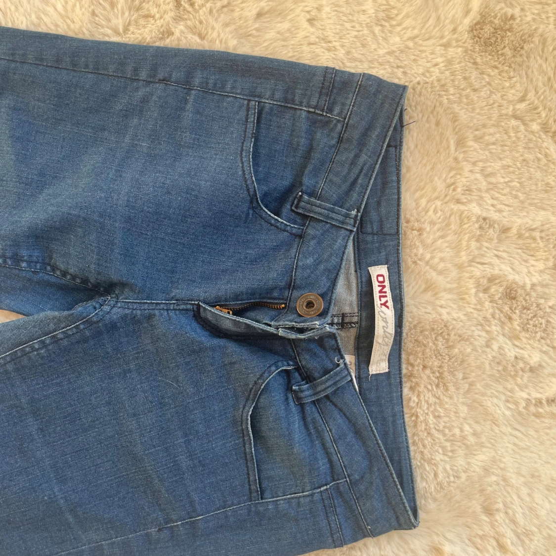 Blå bootcut jeans från ONLY, 29/34 - 3