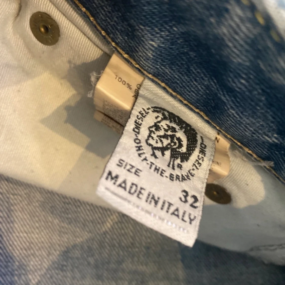 Blå raka jeans från Diesel - 4