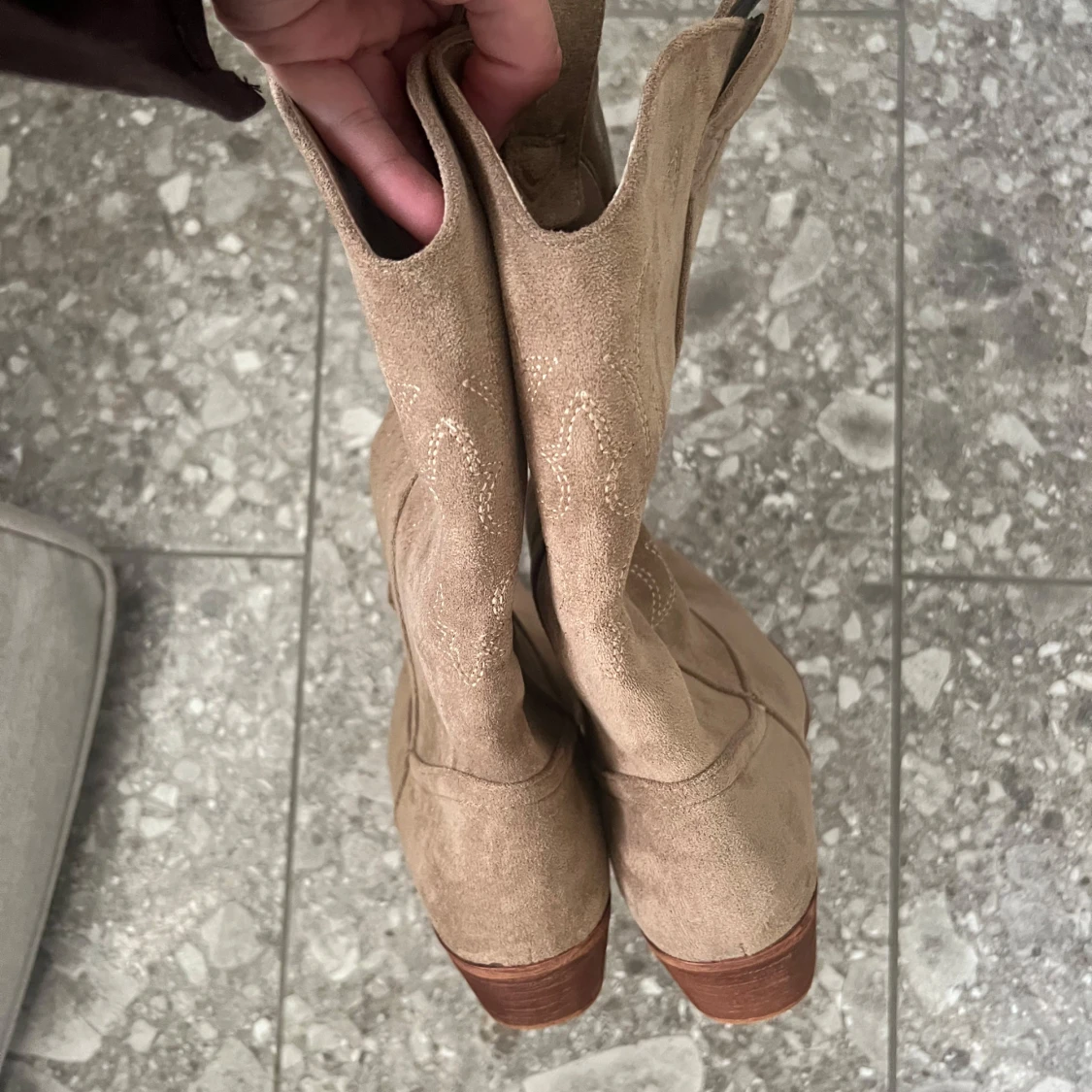 Beiga mocka cowboy boots designbysi - 3