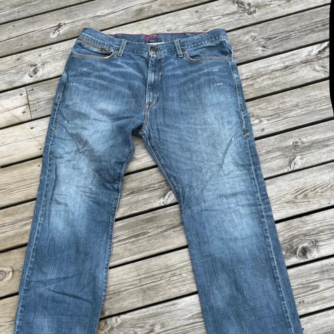Levi's 501 blå jeans straight fit