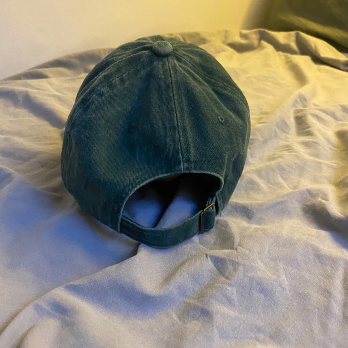 Grön keps med palmtryck - 1