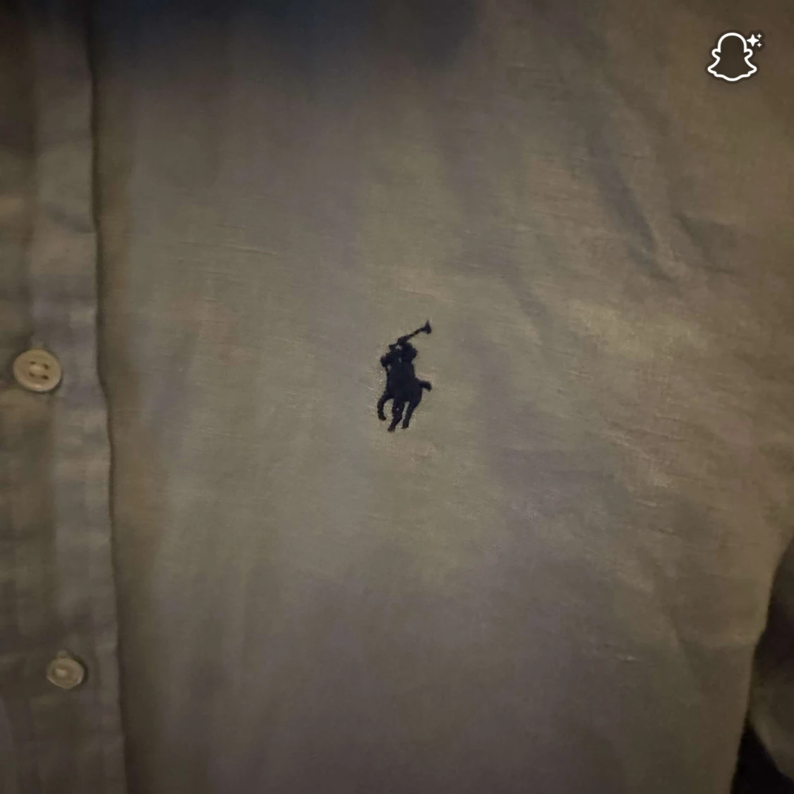 Ljusblå linneskjorta från Polo Ralph Lauren - 2