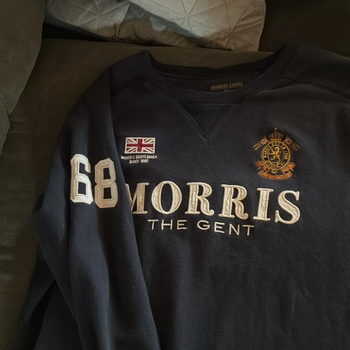 Mörkblå sweatshirt från Morris Gents XL - 2