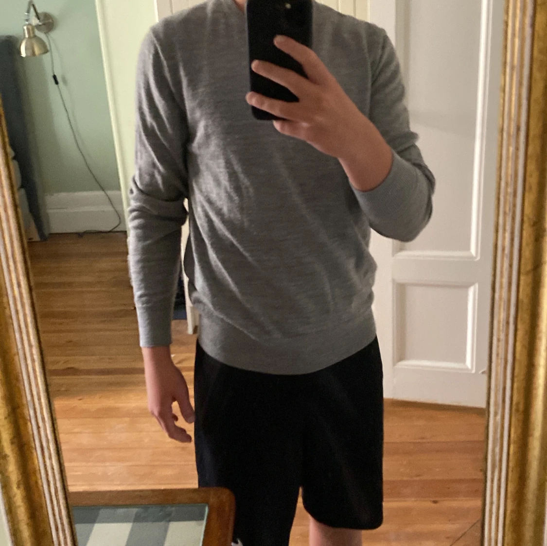 Grå stickad tröja från Uniqlo XS - 2