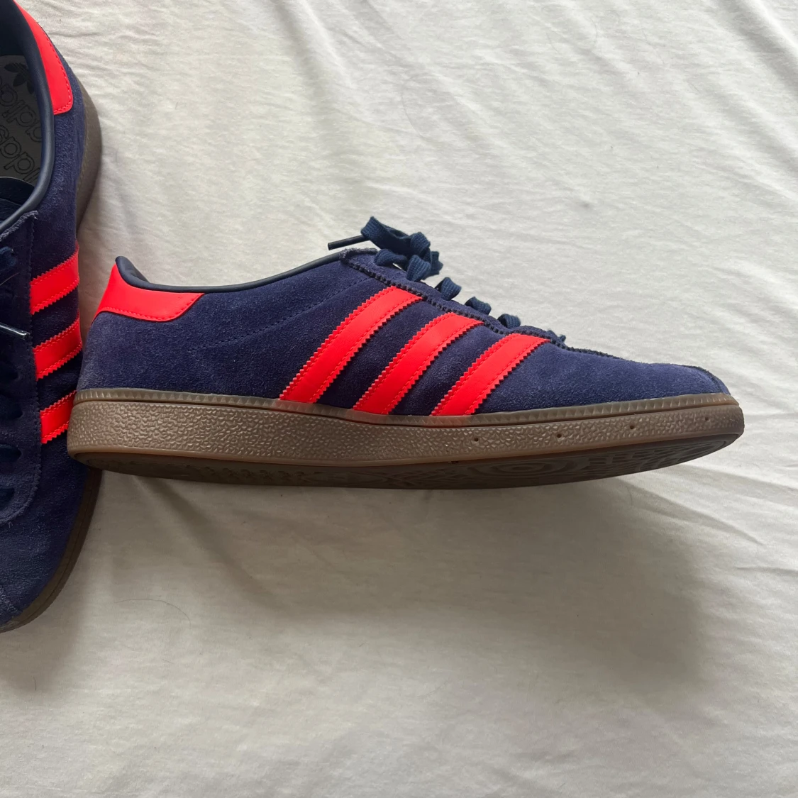 Adidas München sneakers marinblå/röd - 3