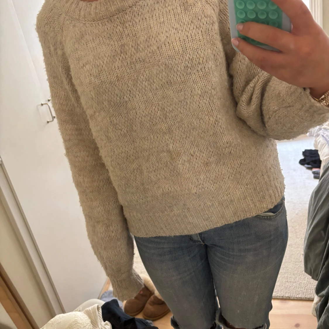 Snygg stickad tröja