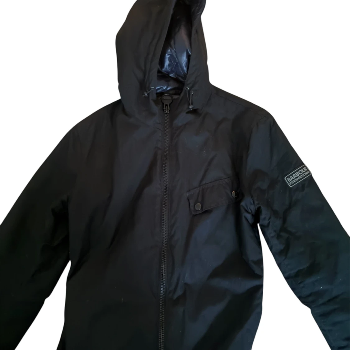 Svart fodrad jacka från Barbour M