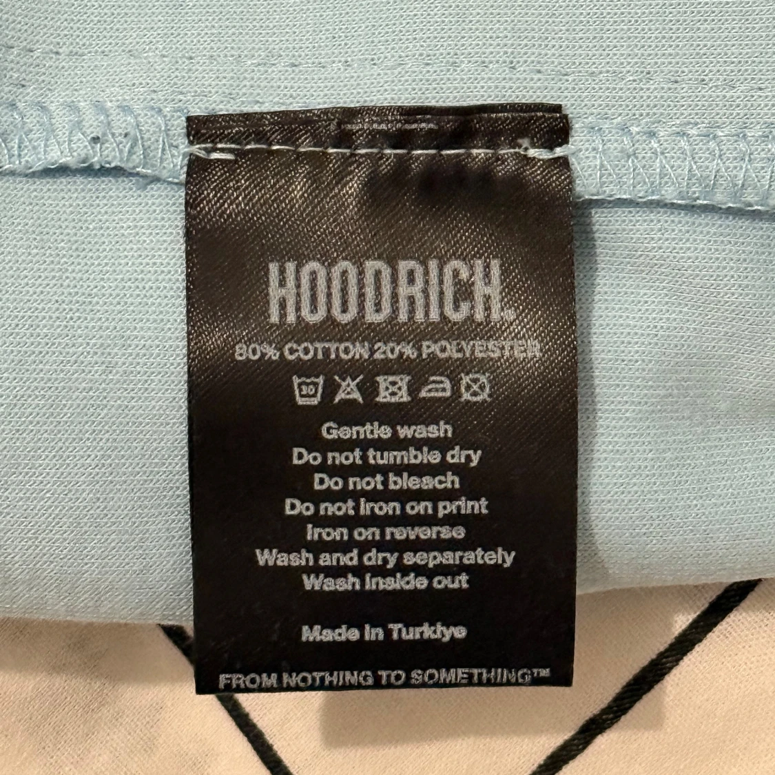 Ljusblå Hoodrich mjukisbyxor M - 3