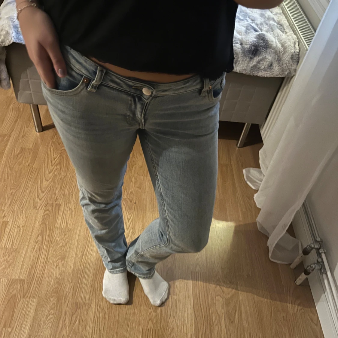 Lågmidjade jeans 