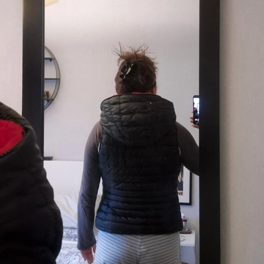 Täckväst med rött foder * stl S-M - 3