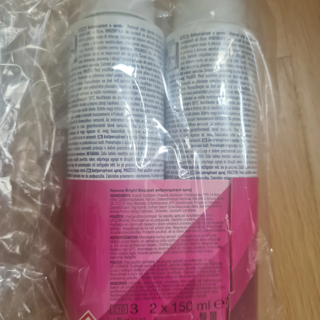 Rexona Bright Bouquet Antiperspirant Spray 2x150ml  - 3