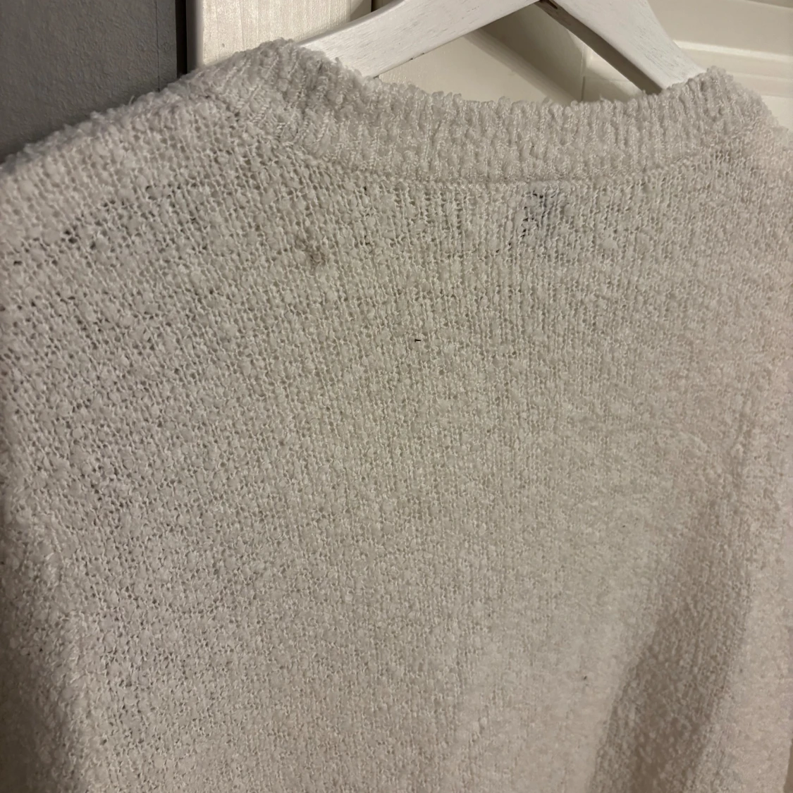 Vit stickad tröja från H&M Divided - 3