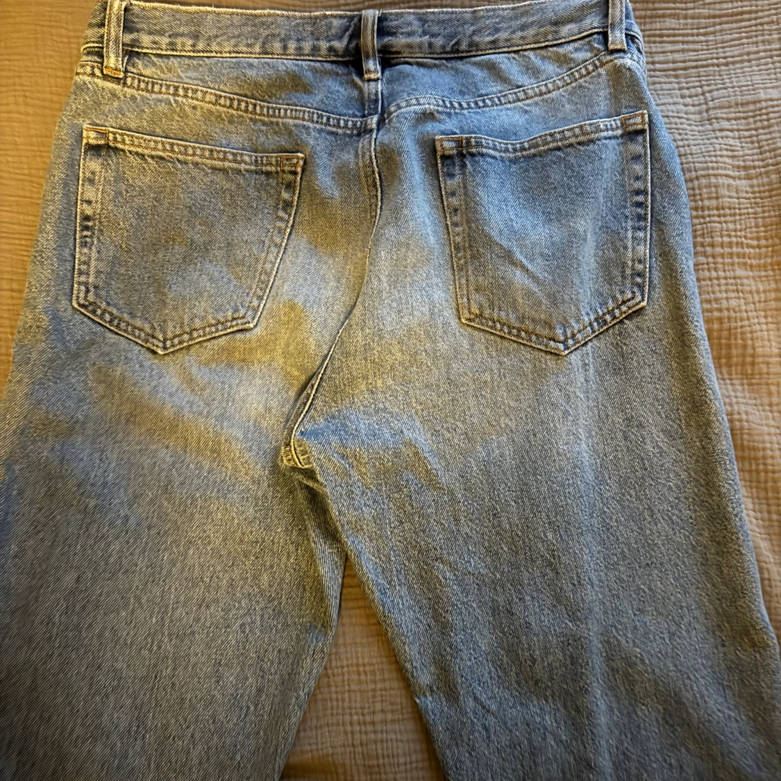 Blå raka jeans från HOPE - 3