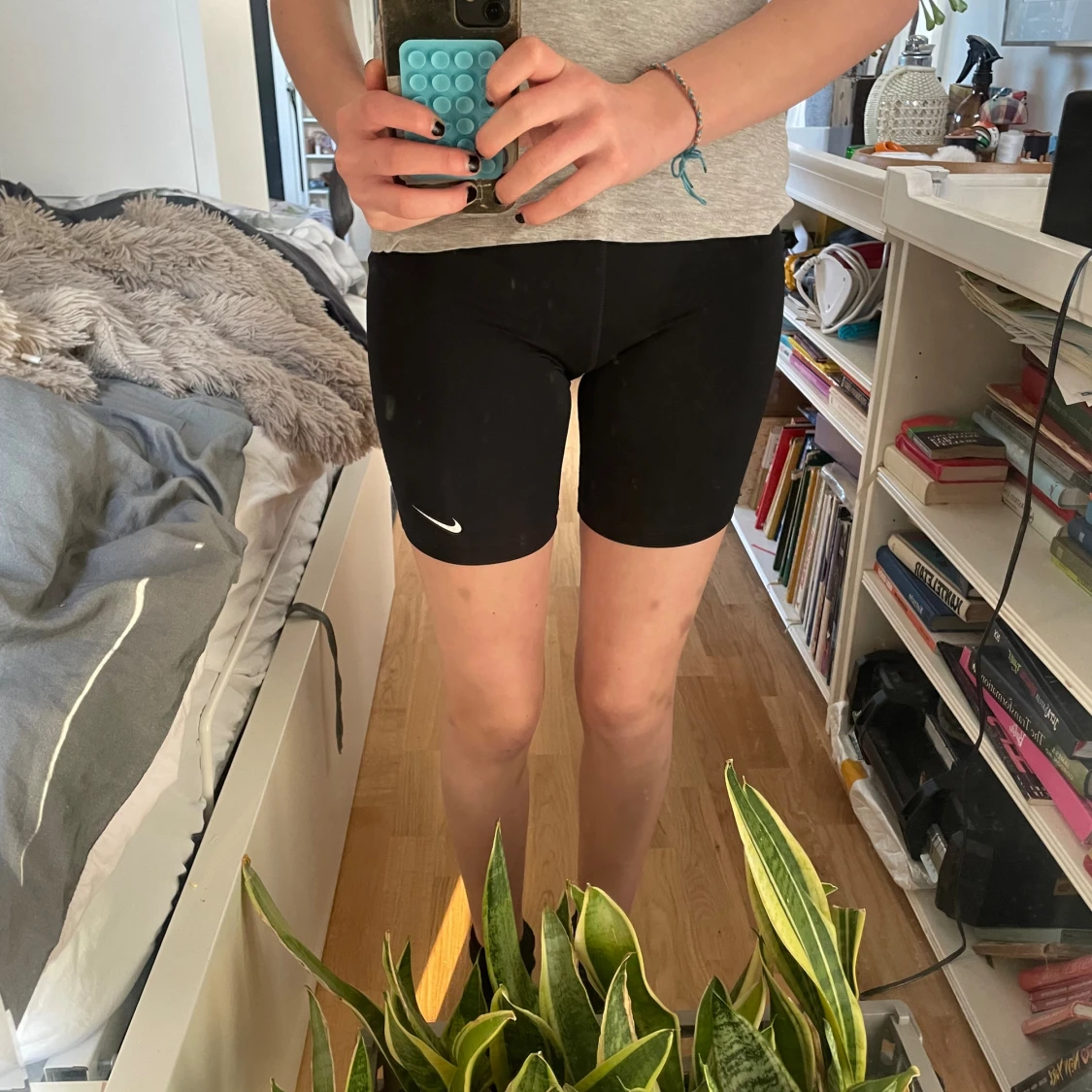 Nike Pro svarta träningstights-shorts - 2