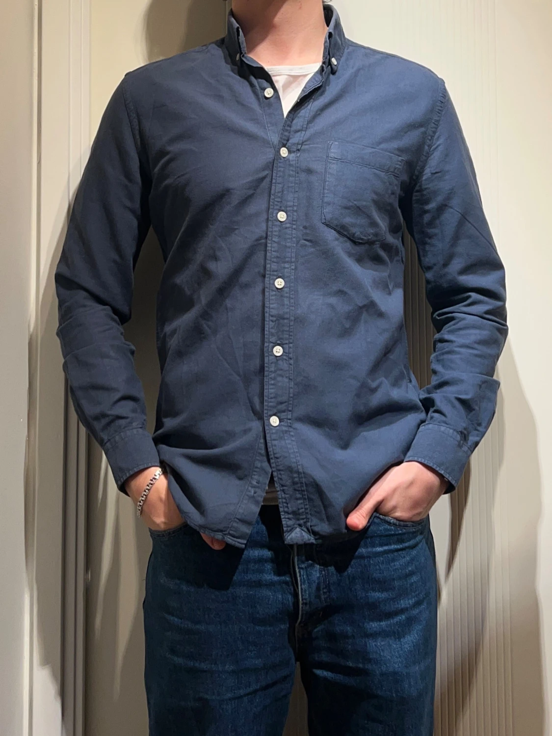 👔A Day’s March - M, Marinblå, Fint skick! - 1