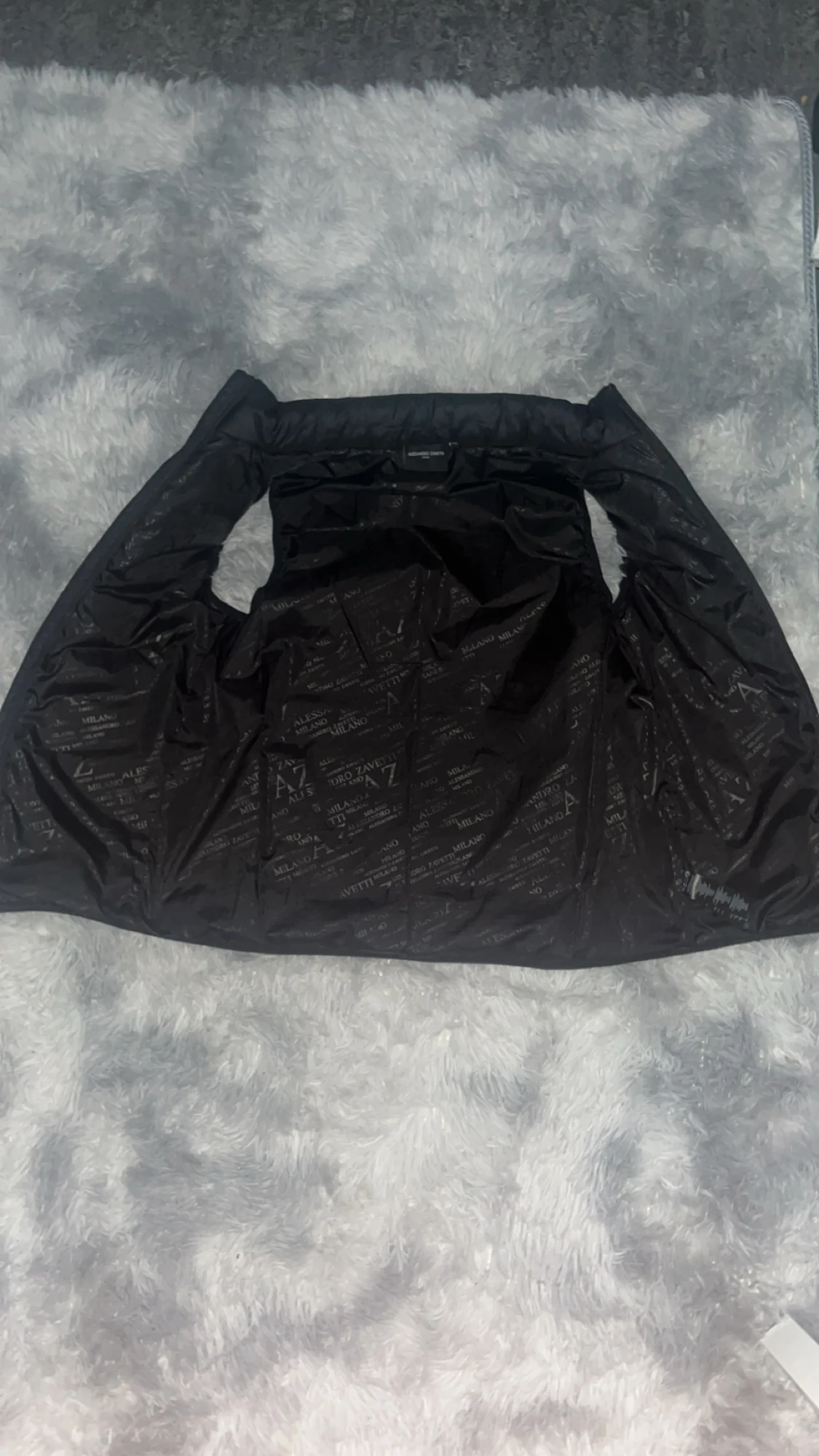 Svart dunväst Alessandro Zavetti XS - 2