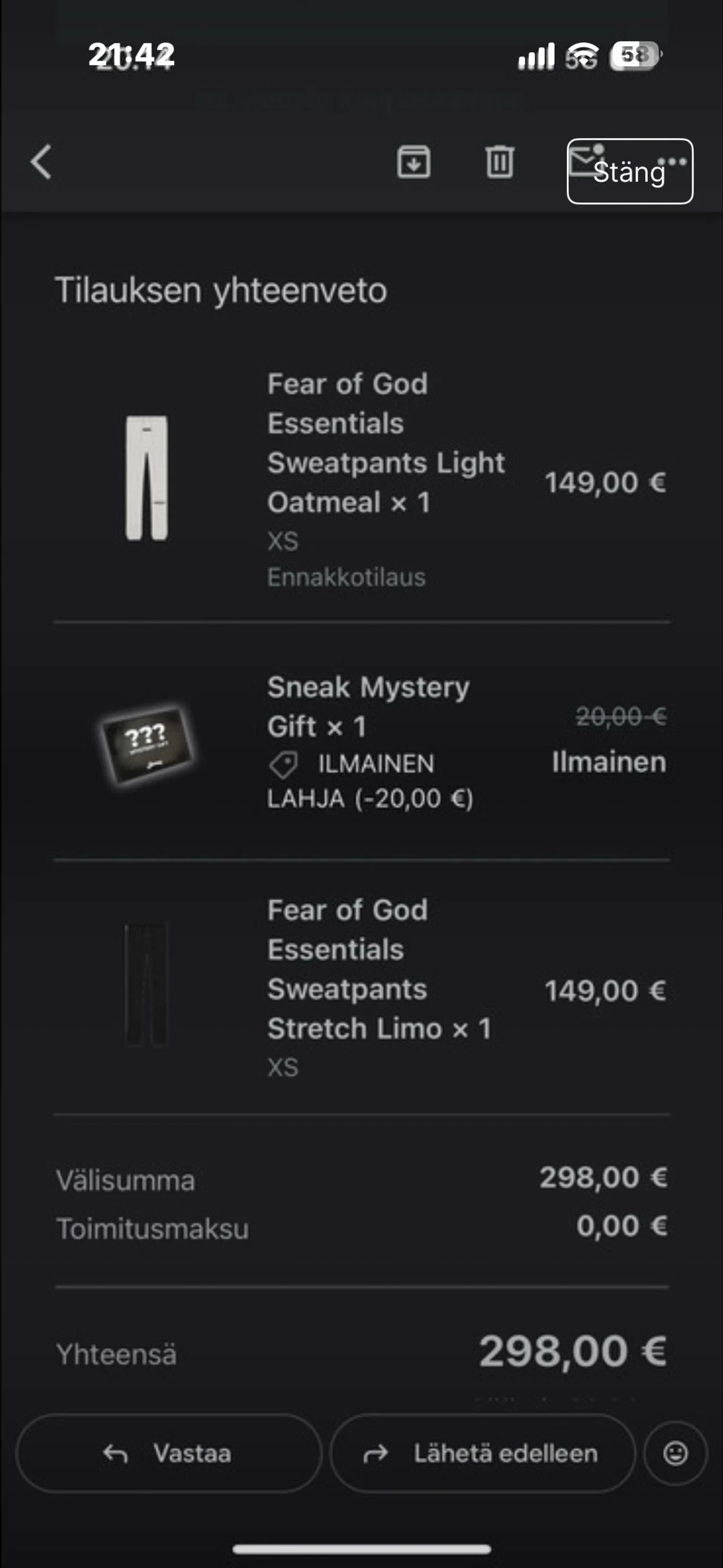  Essentials Fear of God . PANTS - 5