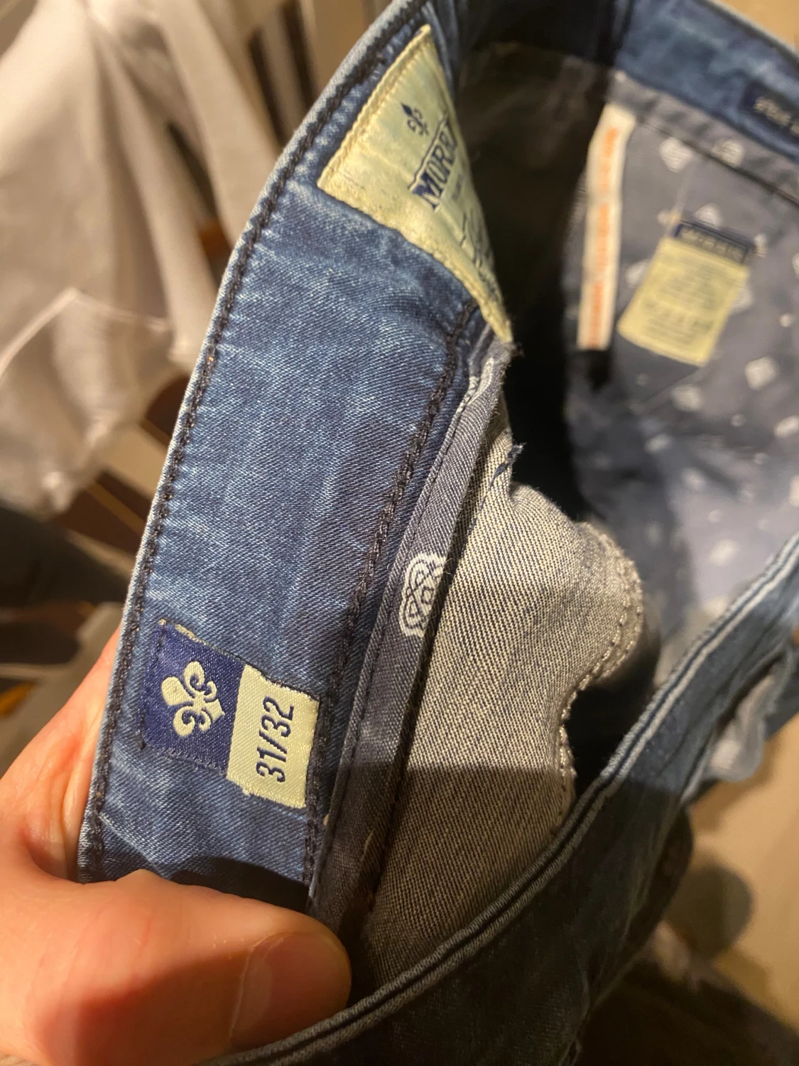 Mörkblå jeans från Morris - 2