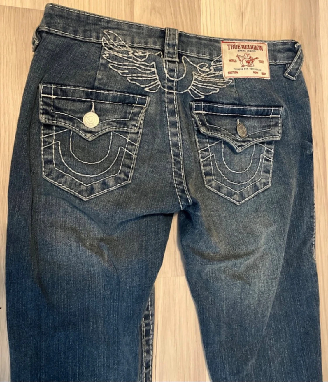 True Religion blå bootcut jeans - 2
