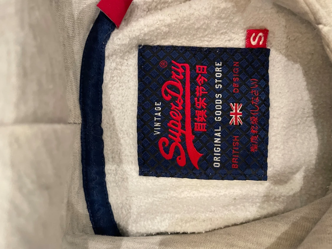 Superdry hoodie grå - 3