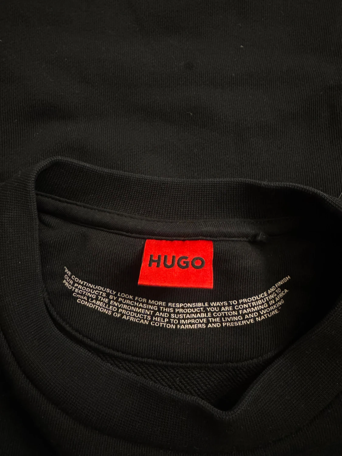 Svart sweatshirt med tryck - 2