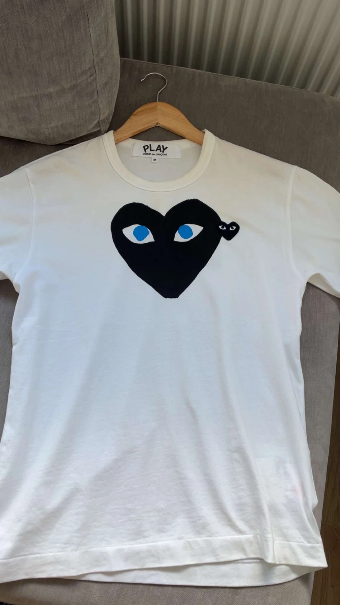 Vit Comme des Garçons Play t-shirt