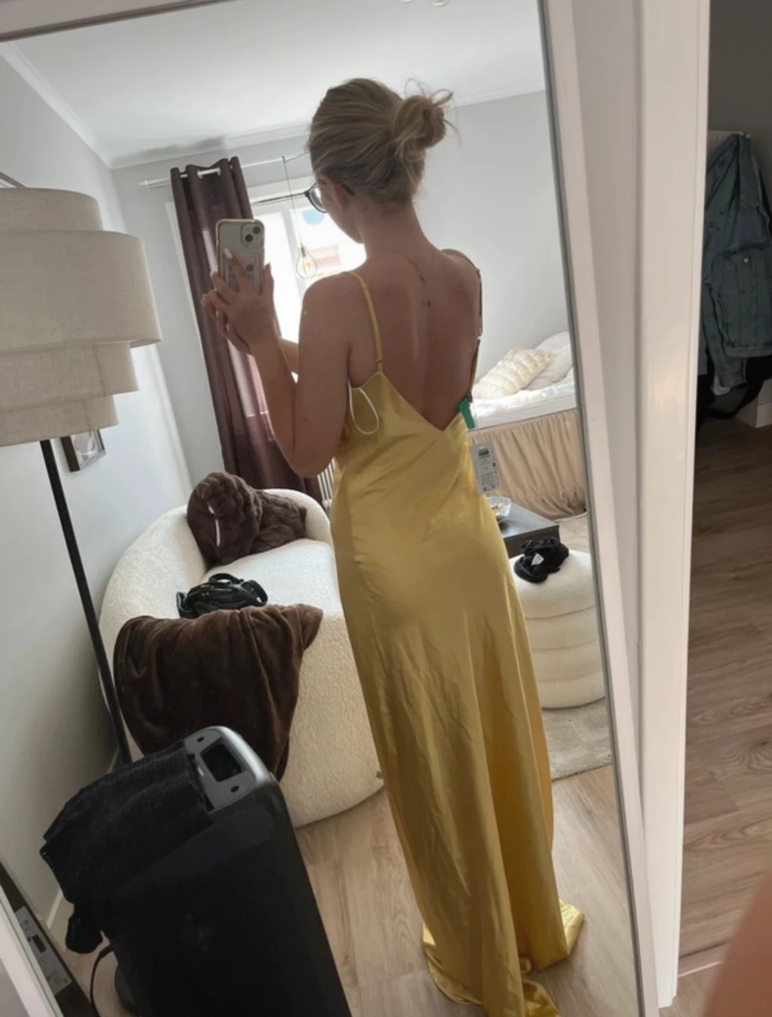 Gul långklänning - 2