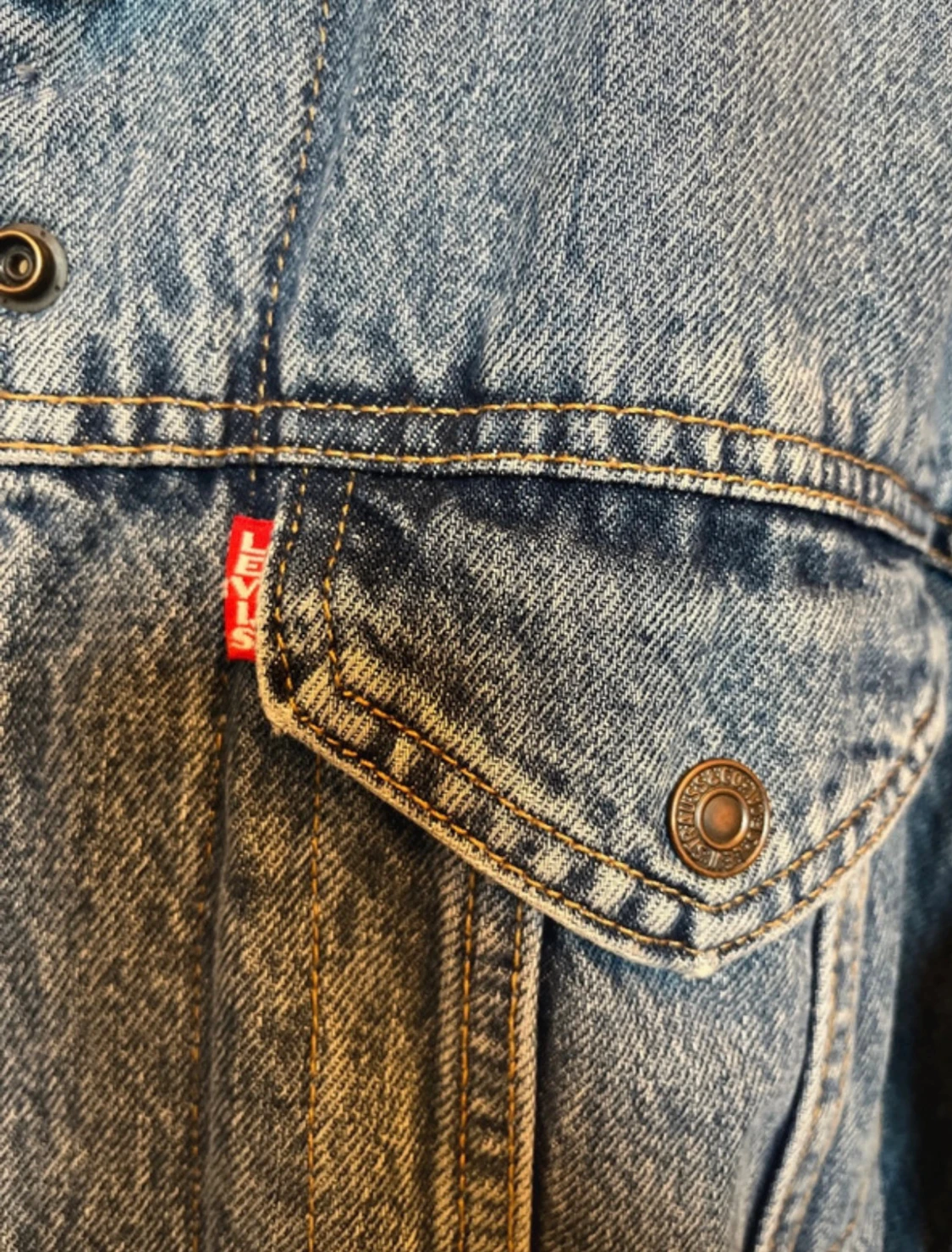 Levi's jeansjacka med teddyfoder XS - 2