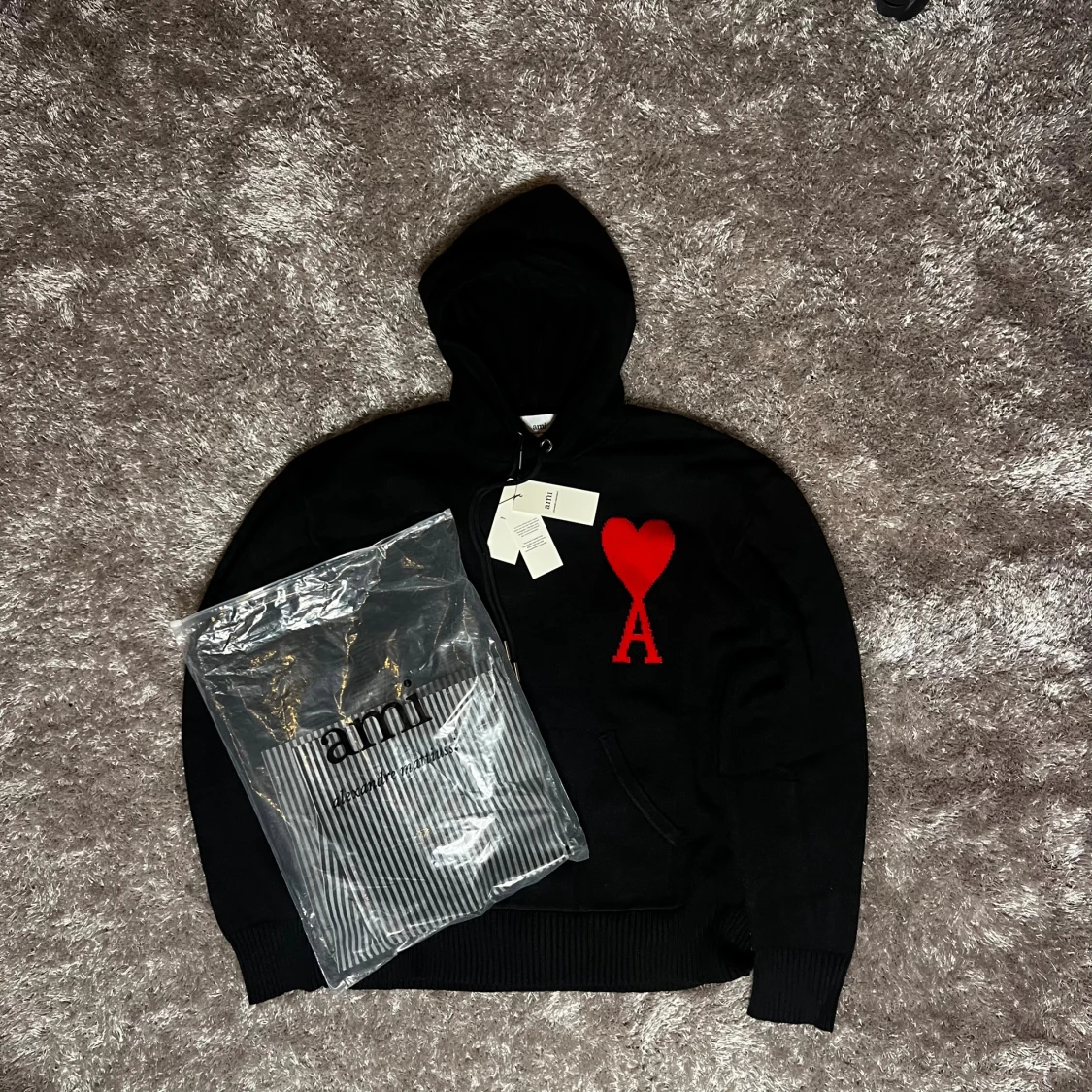 Ami Paris knit hoodie