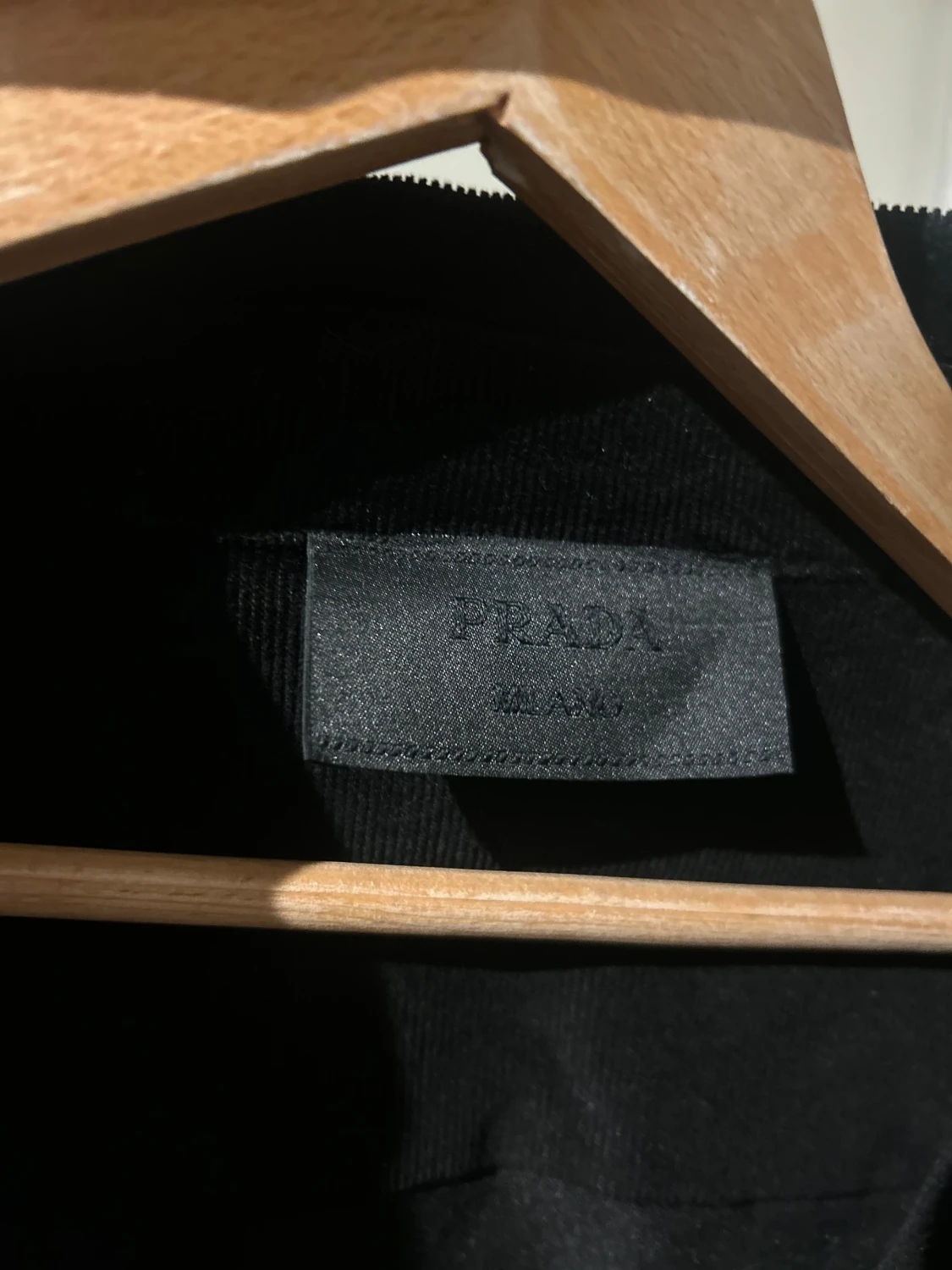 Svart manchester overshirt från Prada - 2