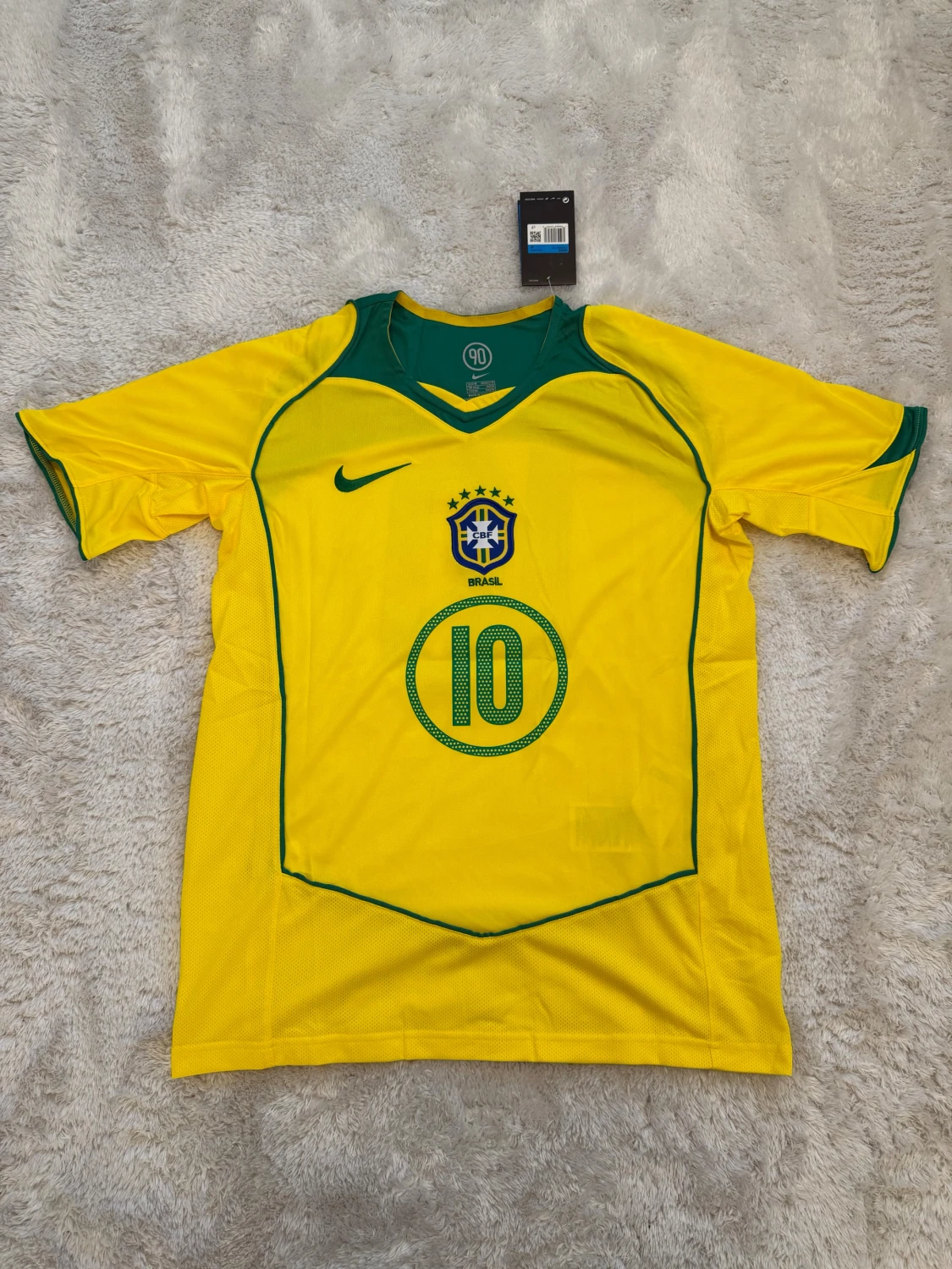 Brasilien Ronaldinho #10 Nike tröja - 1