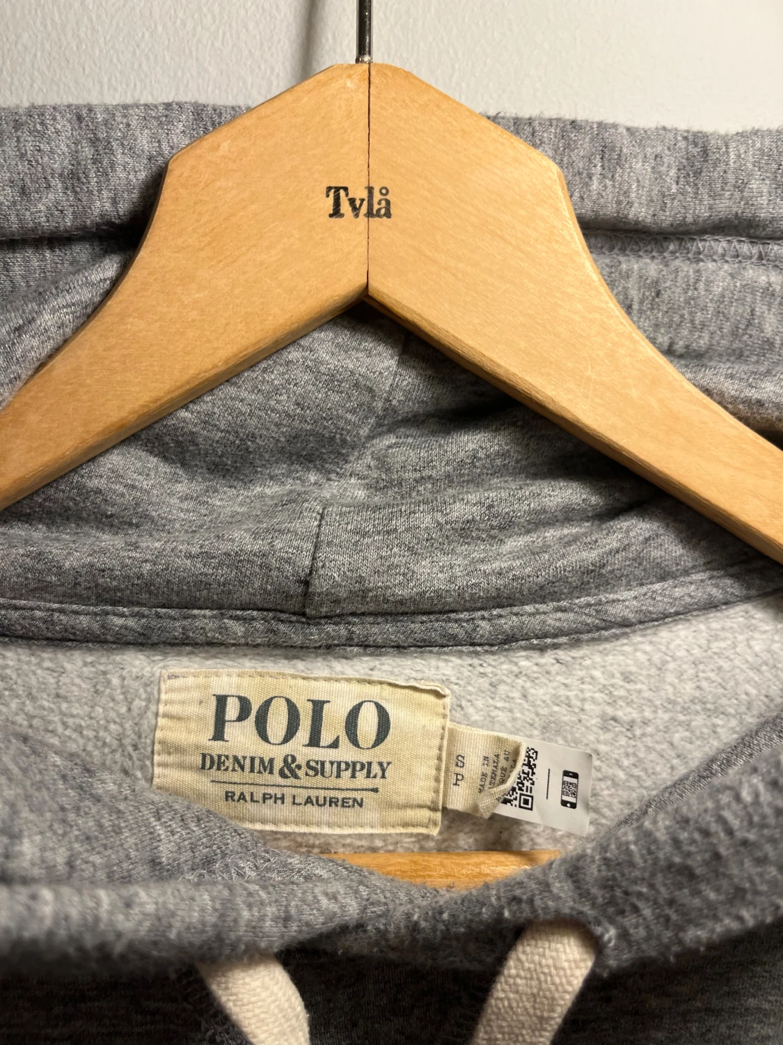 Ralph Lauren Grå Hoodie  - 2