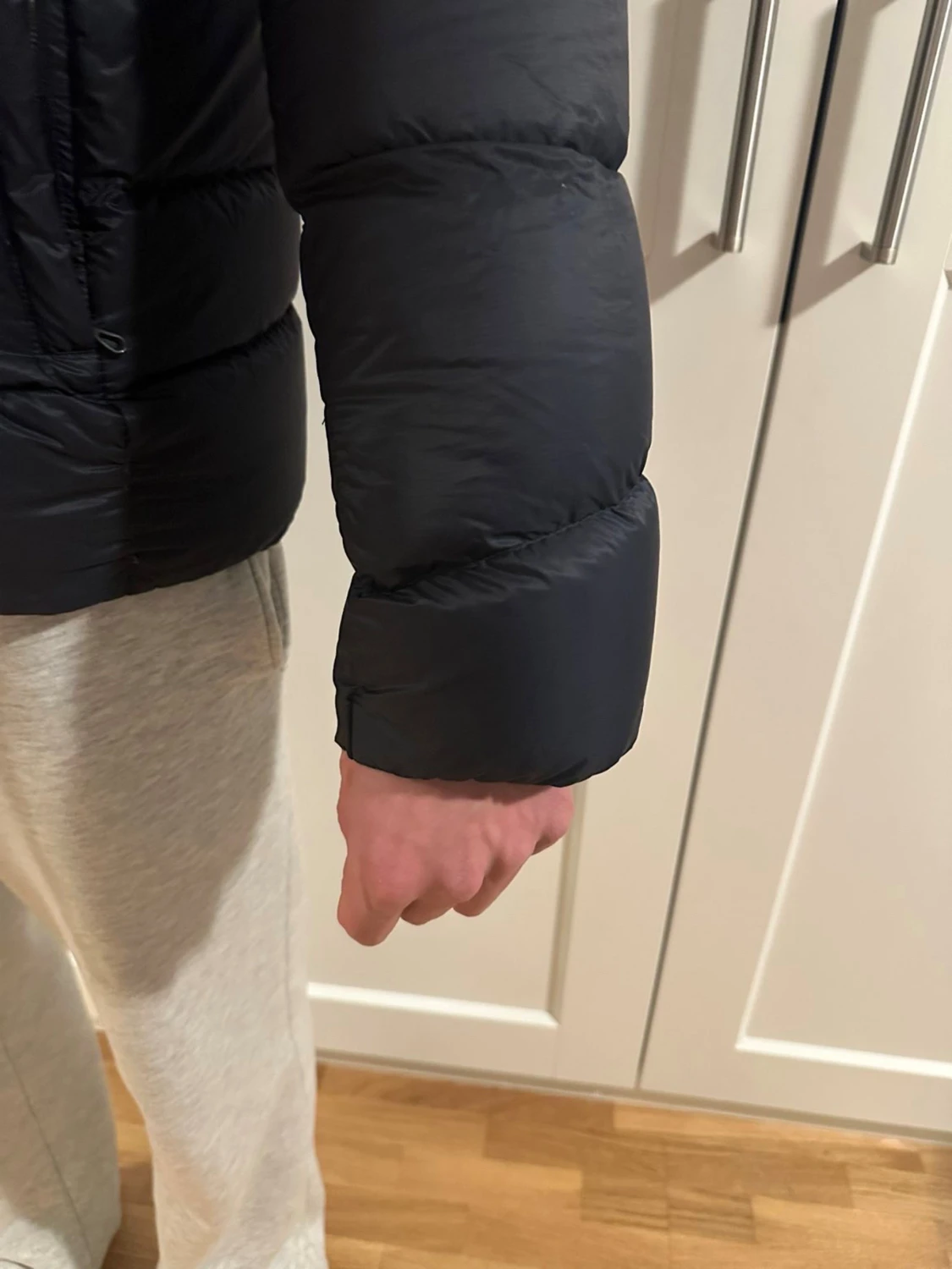 Svart Colmar pufferjacka med huva - 3