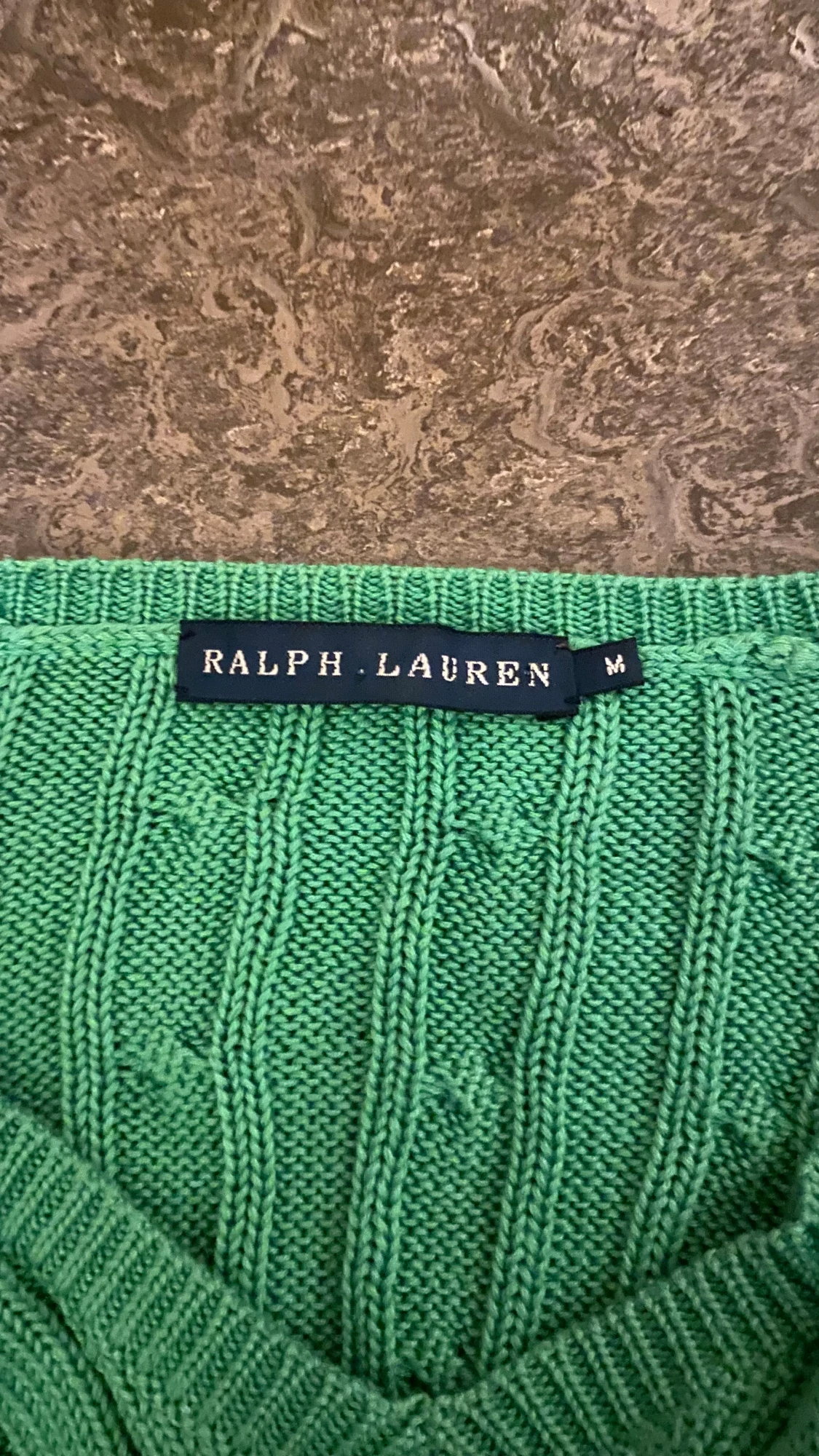 Grön stickad tröja från Ralph Lauren - 1