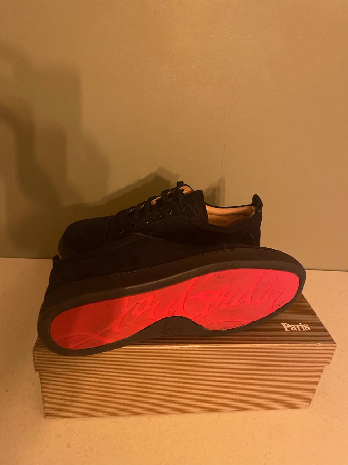 Mörkblå sneakers från Christian Louboutin  - 3